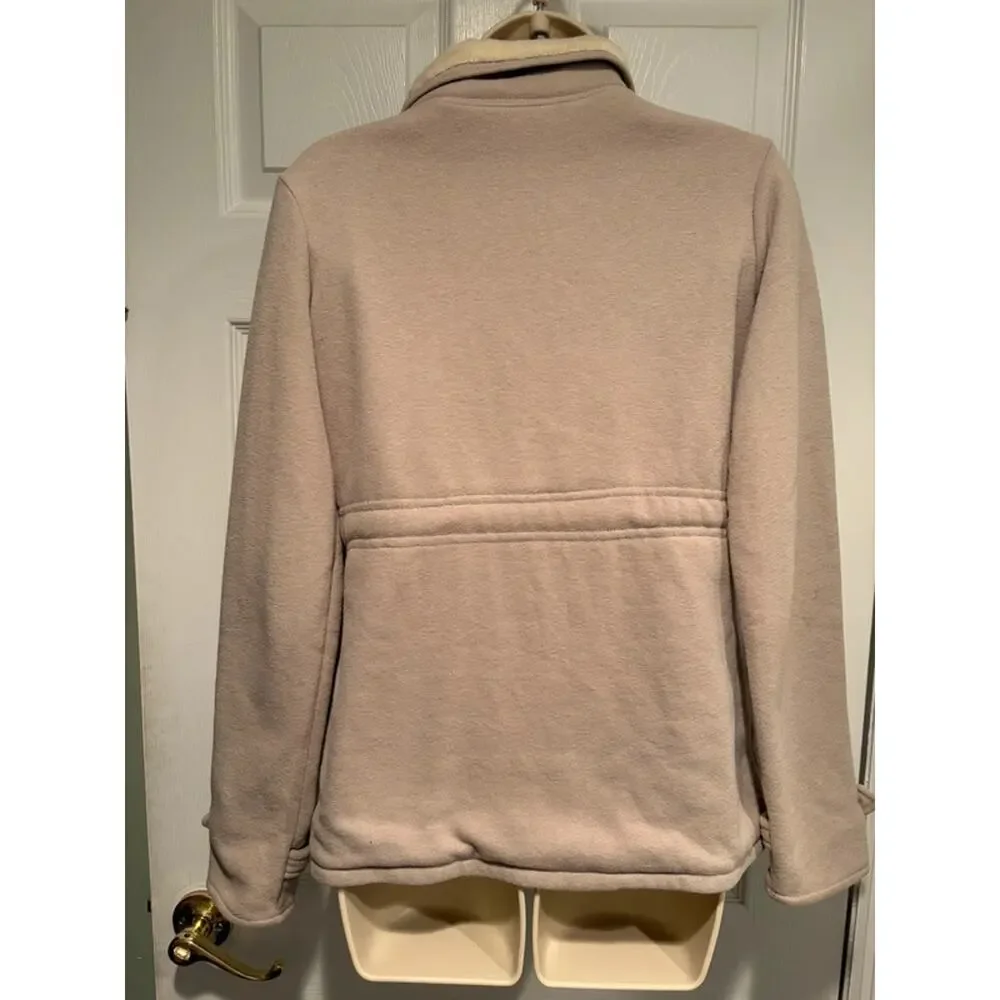 Carhartt For Women Jacket XS Beige‎ Sherpa Collar Y2K Vintage Workwear